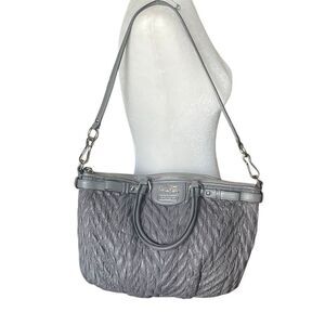 Coach Madison 70th Anniversary Quilted Chevron Handbag F1176-18637